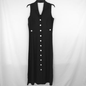 Ultra Dress New York Black Button Down